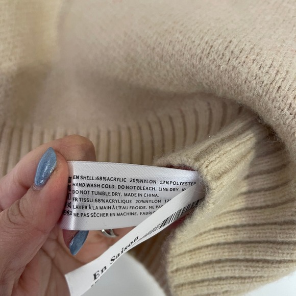 En Saison Anthropologie Merrill Short-Sleeve Crop Sweater Women's Size Small - Picture 6 of 8